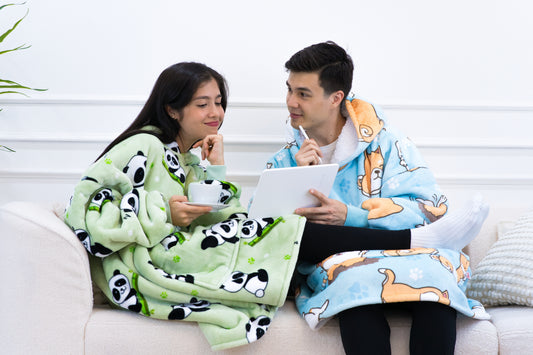Animal Print Duo Pack - Wearable Blanket (Adults)