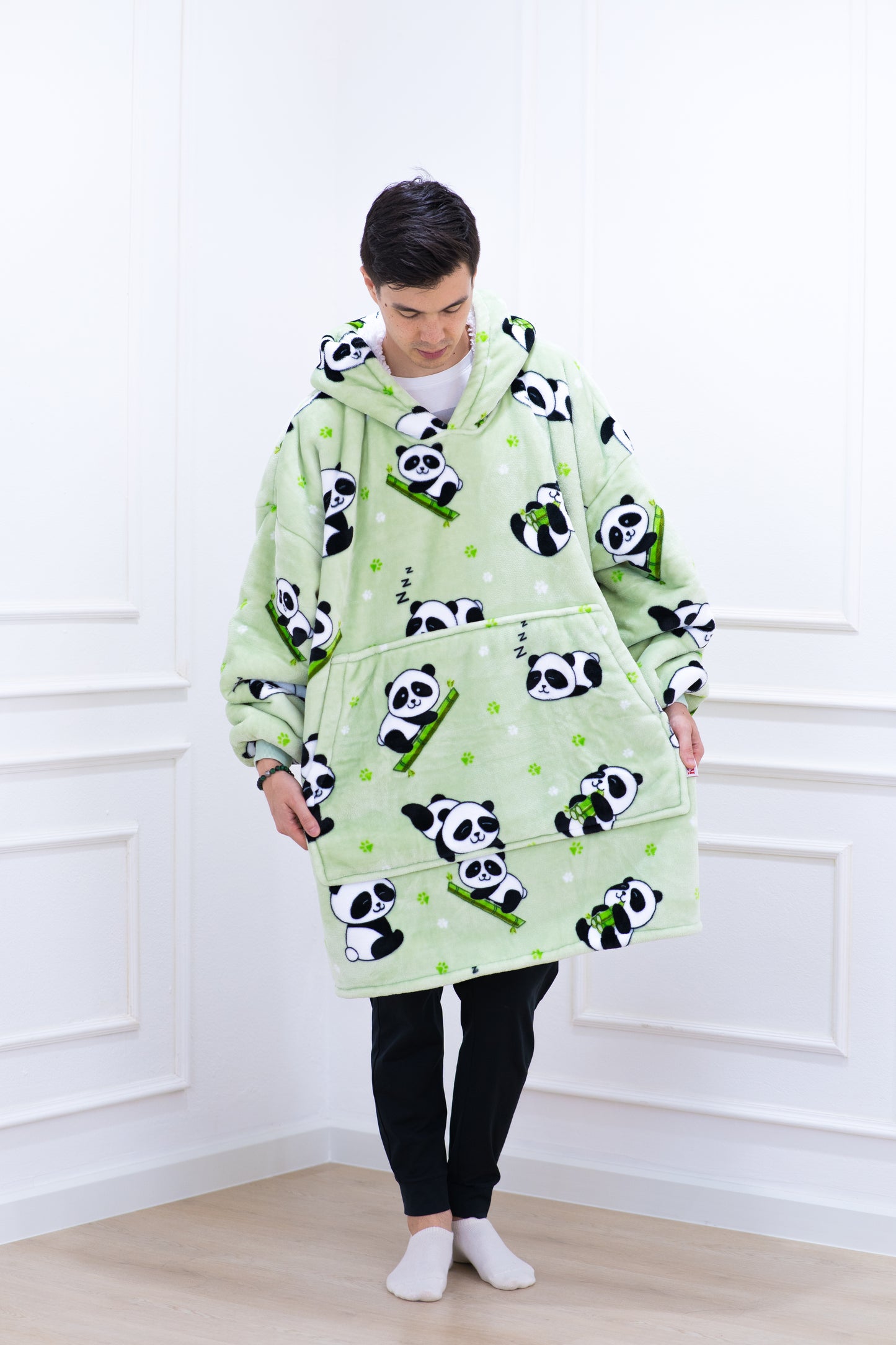 Panda Wearable Blanket for Adults